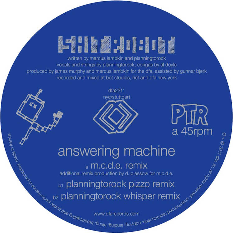Song of the Day Answering Machine by Shit Robot